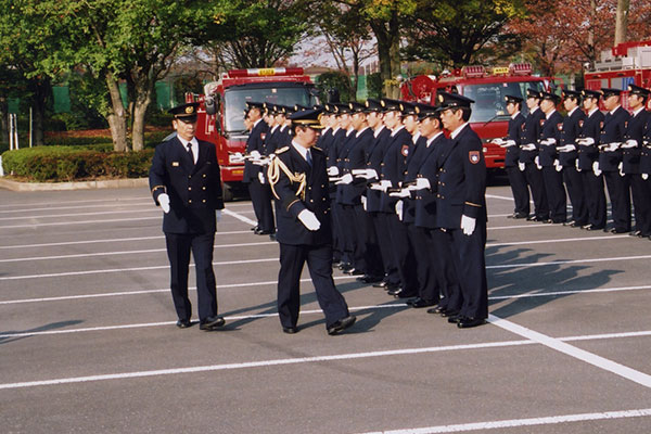 栃木市消防団通常点検にて